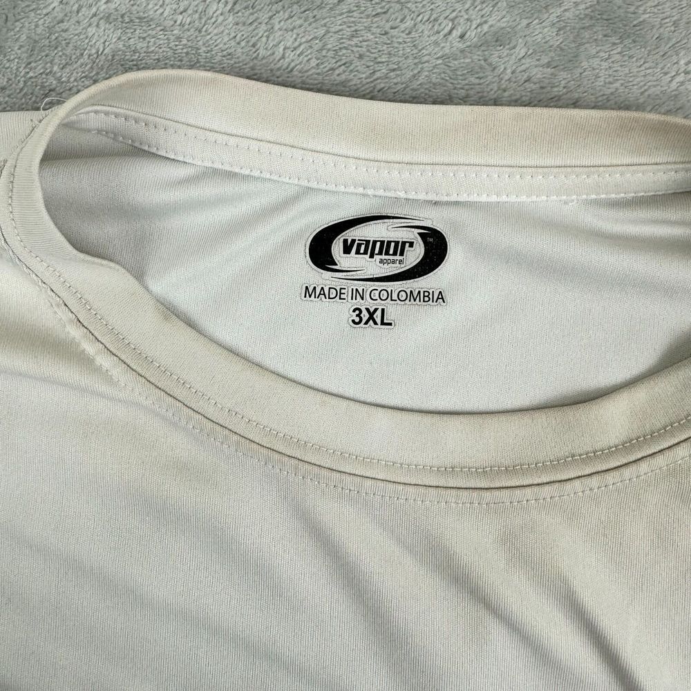 Vapor Shirt Men 3XL White Athleisure Sand Salt Sure Sun Workout Gym Beach Pirate - Picture 2 of 11